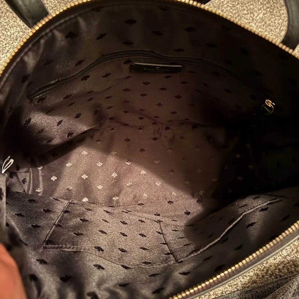 Kate Spade Black Sparkle Tote - Picture 4 of 4
